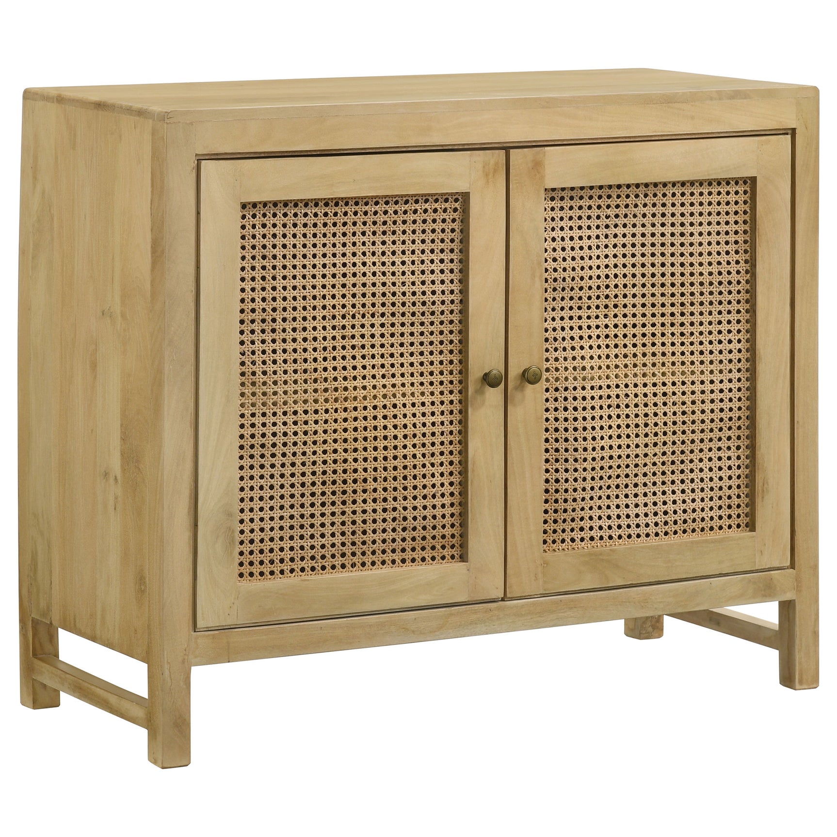 Zamora Natural 2-door Accent Cabinet - Ornate Home
