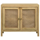 Zamora Natural 2-door Accent Cabinet - Ornate Home