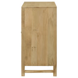 Zamora Natural 2-door Accent Cabinet - Ornate Home