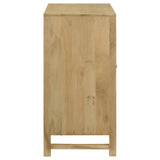 Zamora Natural 2-door Accent Cabinet - Ornate Home