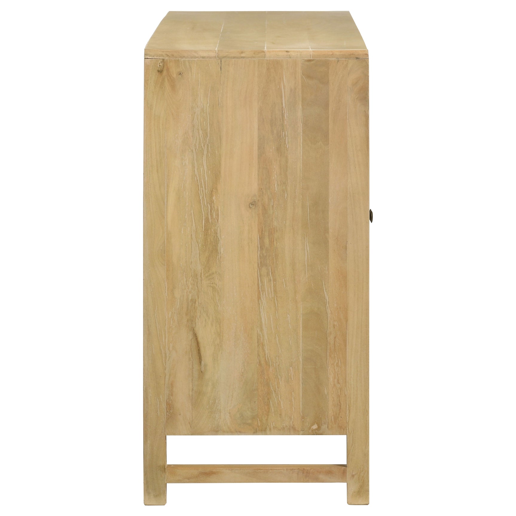 Zamora Natural 3-door Accent Cabinet - Ornate Home