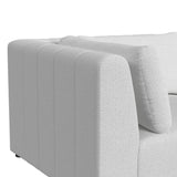 Zandara Olefin Beige 6-Piece Modular Outdoor Conversation Set - Ornate Home