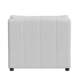 Zandara Olefin Beige 7-Piece Modular Outdoor Conversation Set with Pillows - Ornate Home