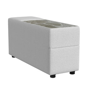 Zandara Olefin Beige Outdoor Modular Console with Speaker and Cooler - Ornate Home