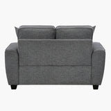 Zander Gray Loveseat - Ornate Home