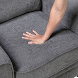 Zander Gray Loveseat - Ornate Home