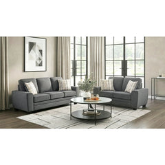 Zander Gray Loveseat - Ornate Home