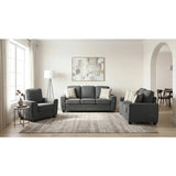Zander Gray Loveseat - Ornate Home