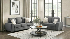 Zander Gray Loveseat - Ornate Home