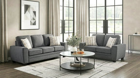 Zander Gray Loveseat - Ornate Home