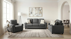 Zander Gray Loveseat - Ornate Home