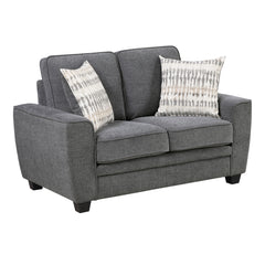 Zander Gray Loveseat - Ornate Home