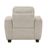 Zander Taupe Chair - Ornate Home