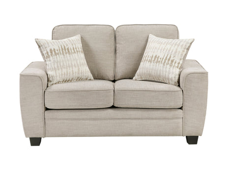 Zander Taupe Loveseat - Ornate Home