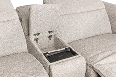 Zander Taupe Power Sectional - Ornate Home