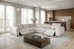 Zander Taupe Power Sectional - Ornate Home