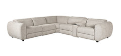 Zander Taupe Power Sectional - Ornate Home