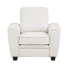 Zander White Chair - Ornate Home