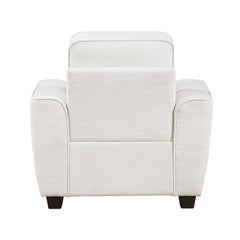 Zander White Chair - Ornate Home