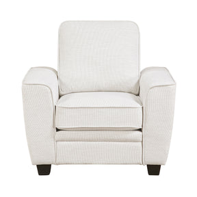 Zander White Chair - Ornate Home