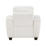 Zander White Chair - Ornate Home