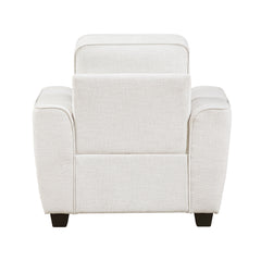 Zander White Chair - Ornate Home
