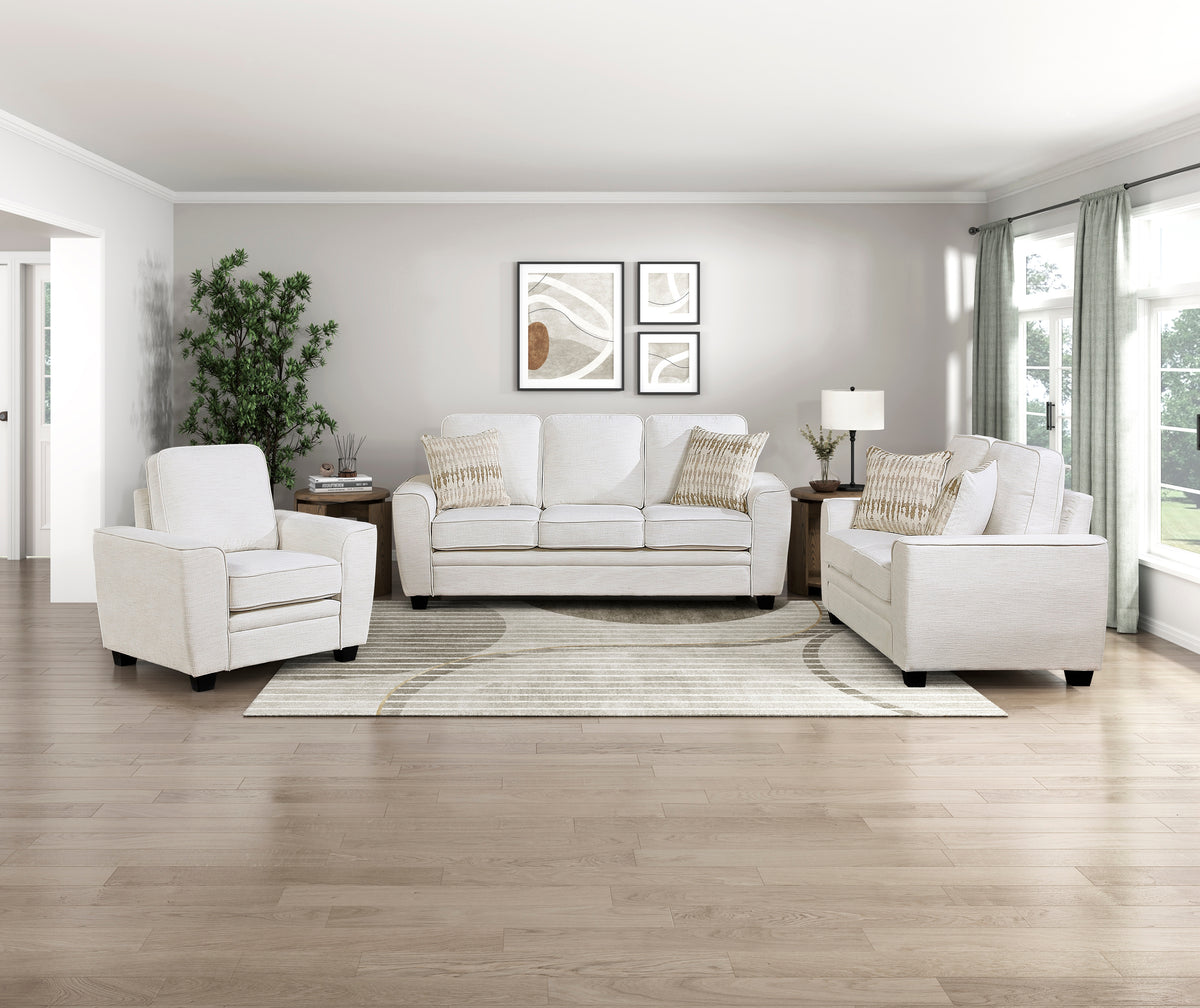 Zander White Chair - Ornate Home