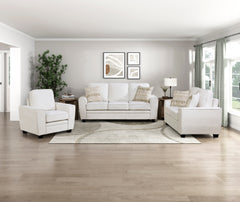 Zander White Chair - Ornate Home