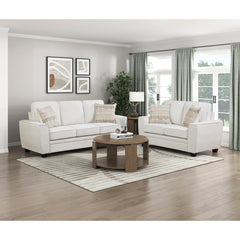 Zander White Sofa - Ornate Home