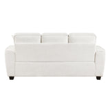 Zander White Sofa - Ornate Home