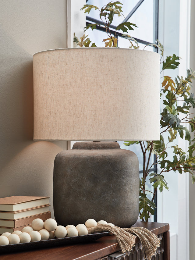 Zandophen Antique Gray Table Lamp (Online Special Price) - Ornate Home