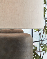 Zandophen Antique Gray Table Lamp - Ornate Home
