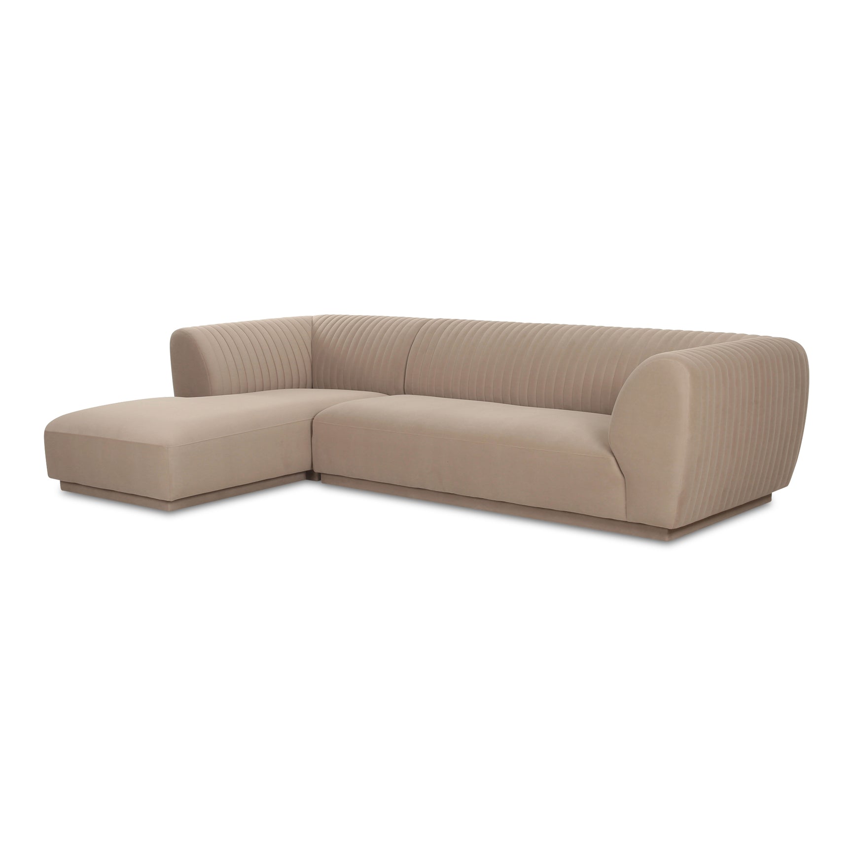 Zandro Beige Left Sectional - Ornate Home