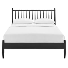 Zane Black Full Size Spindle Bed Frame - Ornate Home