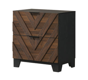 Zane Brown/Gray Nightstand - Ornate Home
