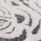 Zane Charcoal Tibetan Tiger Plush Rug - Ornate Home