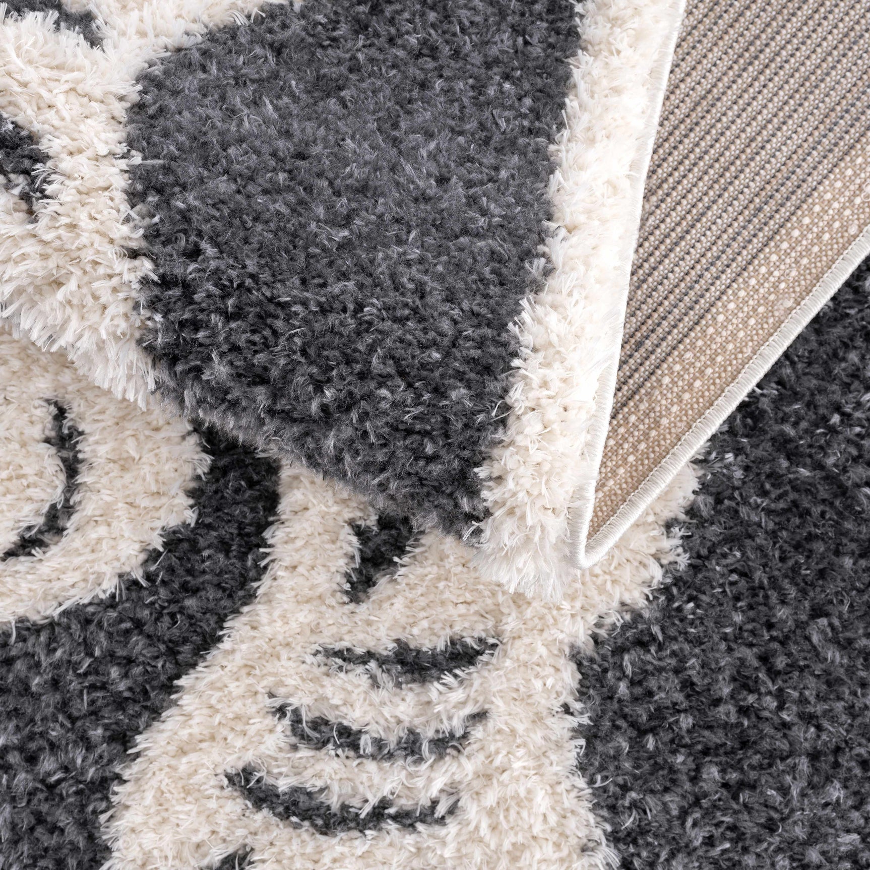 Zane Charcoal Tibetan Tiger Plush Rug - Ornate Home
