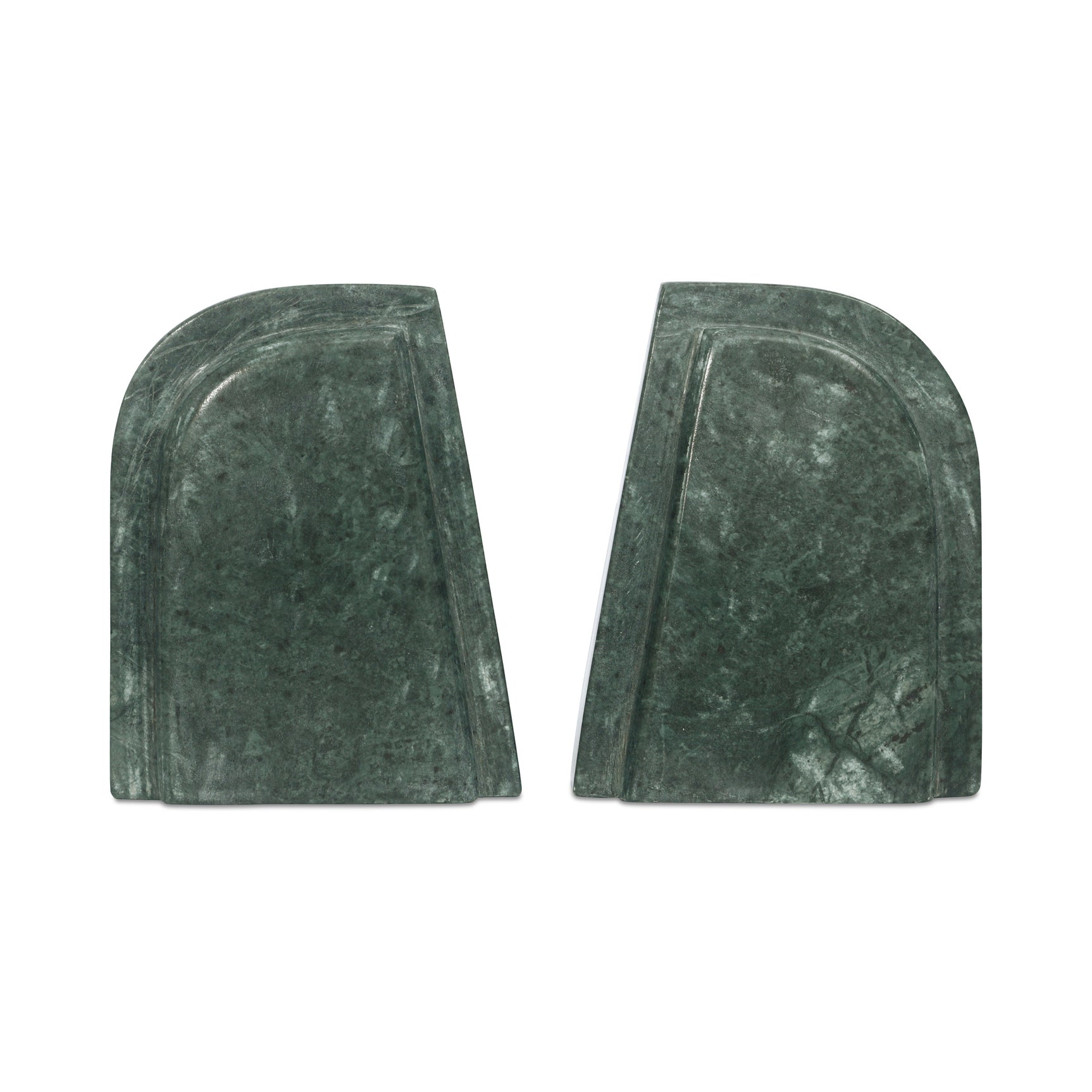 Zane Green Marble Bookends (Set of 2) - Ornate Home