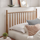 Zane Walnut Full Size Spindle Bed Frame - Ornate Home