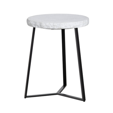 Zara Black/White Accent Table - Ornate Home