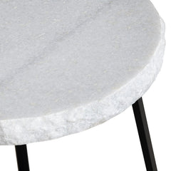 Zara Black/White Accent Table - Ornate Home