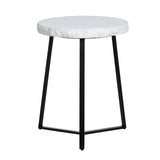 Zara Black/White Accent Table - Ornate Home