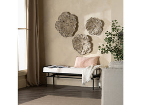 Zara White/Black Bench - Ornate Home