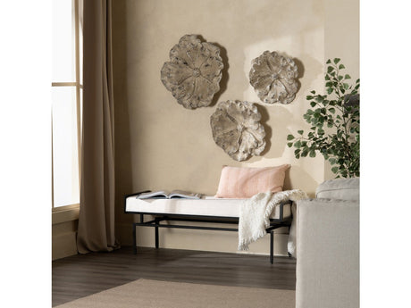 Zara White/Black Bench - Ornate Home