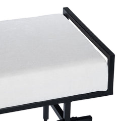 Zara White/Black Bench - Ornate Home