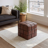 Zare Brown Ottoman - Ornate Home