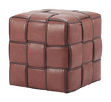 Zare Brown Ottoman - Ornate Home