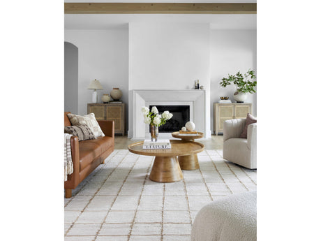 Zared Checkered Jute Area Rug - Ornate Home