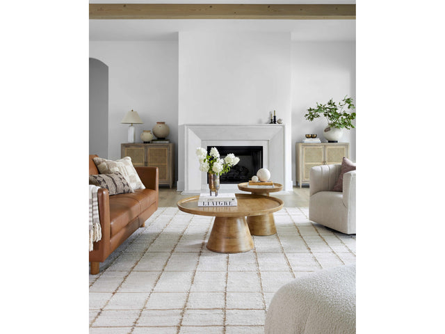 Zared Checkered Jute Area Rug - Ornate Home