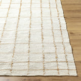 Zared Checkered Jute Area Rug - Ornate Home